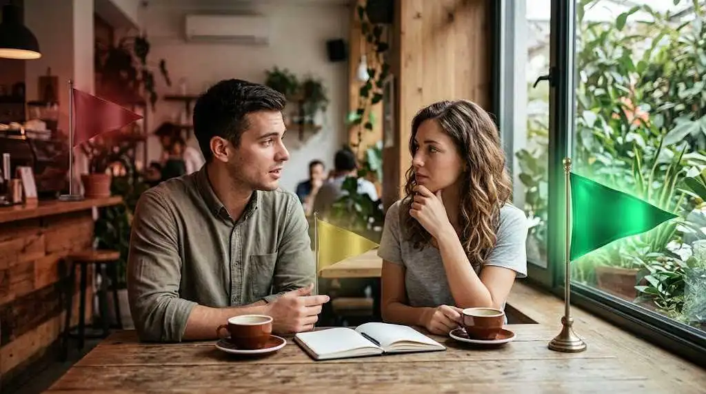 Test de couple : Votre partenaire cumule-t-il plus de Green Flags ou de Red Flags ?