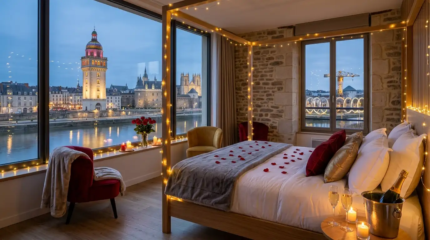 Love room à Nantes avec jacuzzi privatif